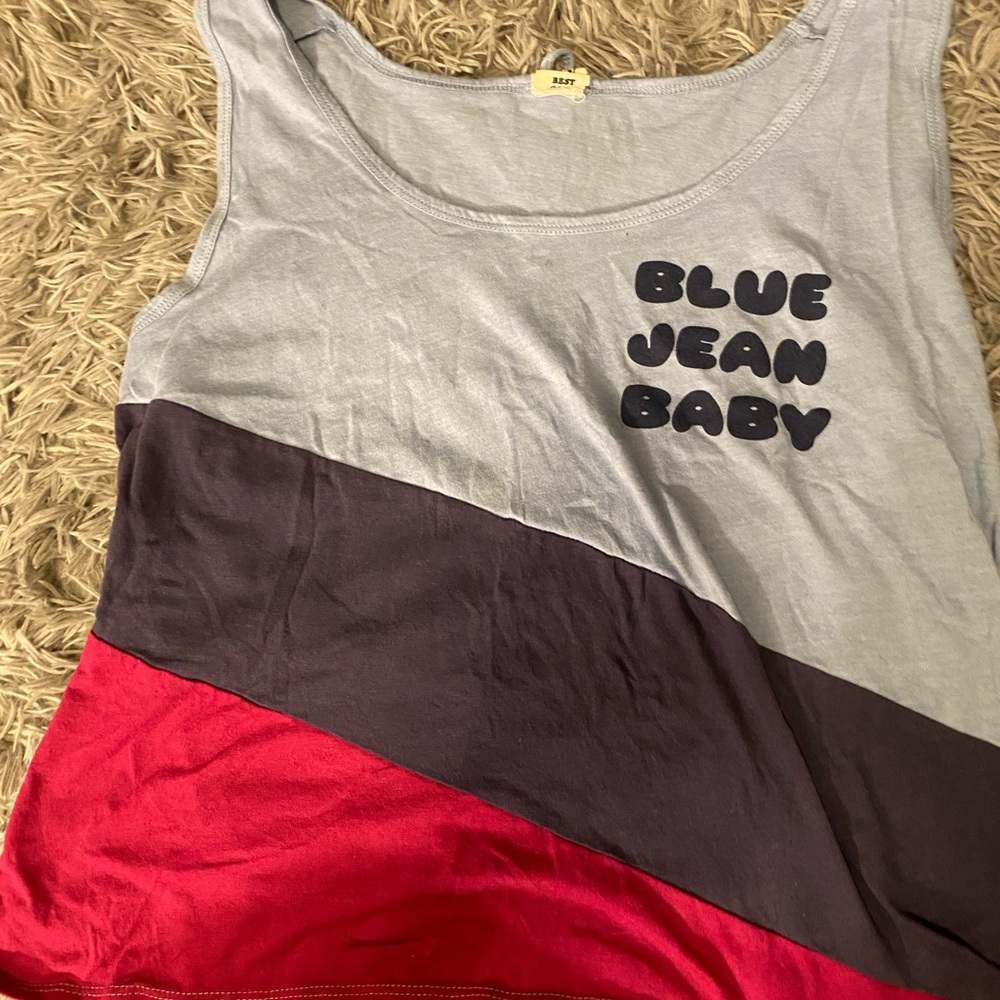 Blue Jean baby earthbound tank top